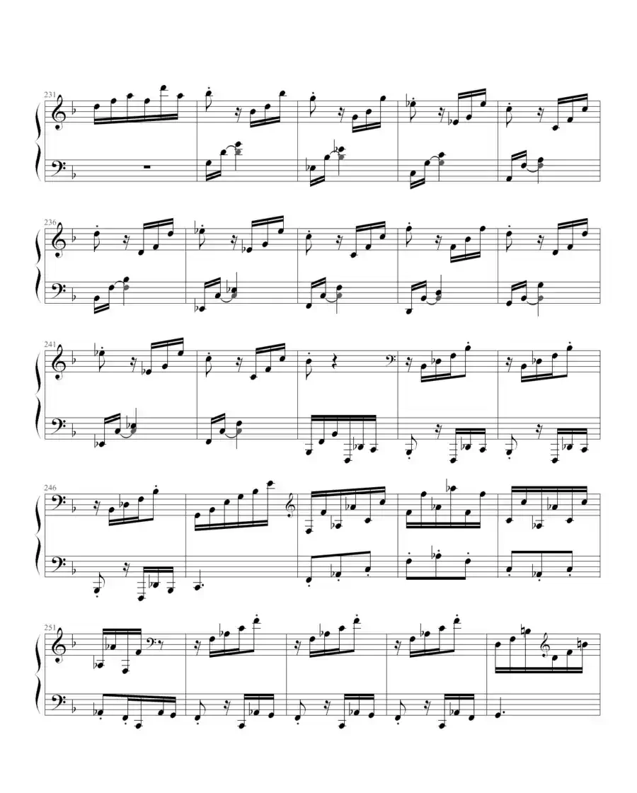 暴风雨(Beethoven's Sonata NO.17 Mov.3 )