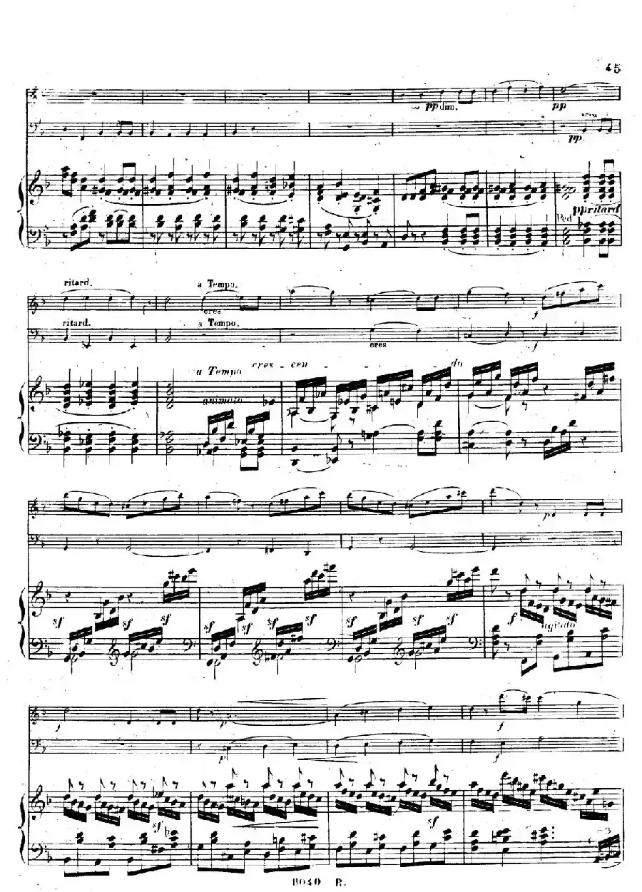 Piano Trio No.1 in d Minor Op.49（d小调第一钢琴三重奏·第四乐章）