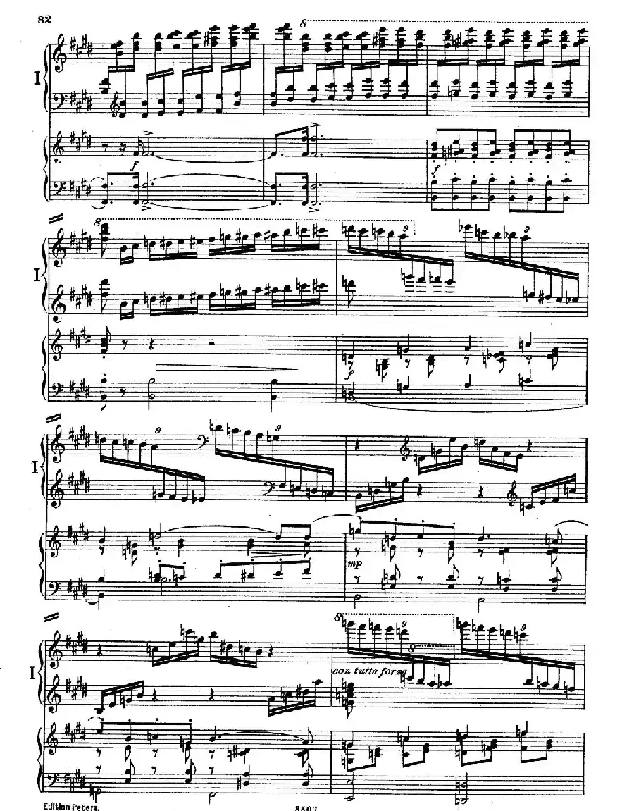 Piano Concerto in E Major Op.59（E大调钢琴协奏曲·双钢琴·第四乐章）