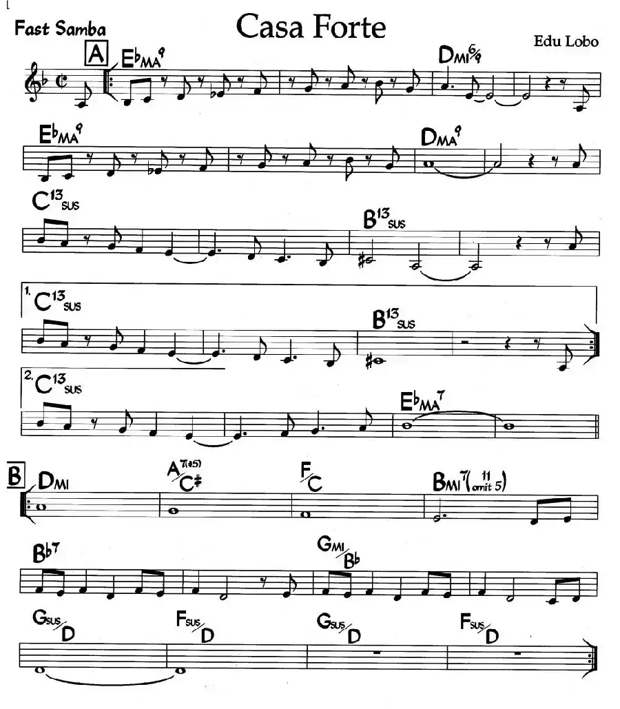 Casa Forte(爵士钢琴曲)