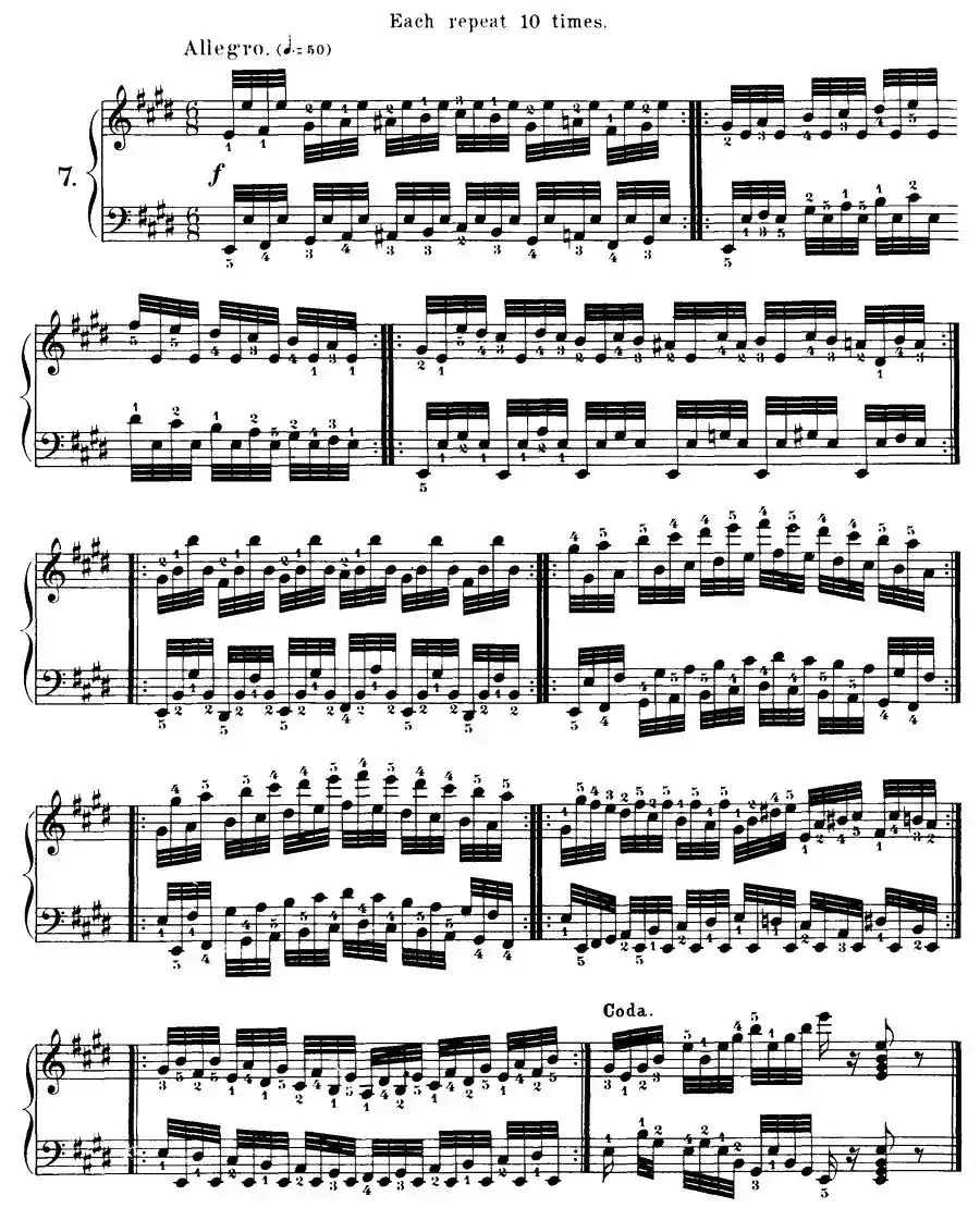 Czerny - 40 Daily Exerci Op.337（6—10）（40首日常训练曲）