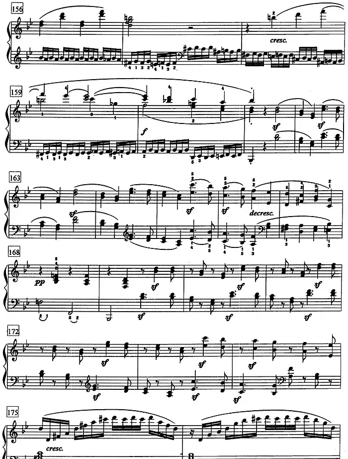 钢琴教程第七级 大型乐曲（降B大调奏鸣曲 Op.22 第一乐章）