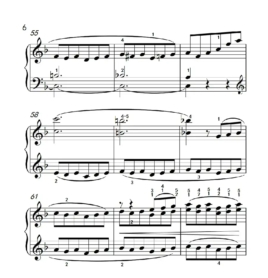 奏鸣曲 Opus 2 Nr.1 第三乐章(贝多芬奏鸣曲集 1)