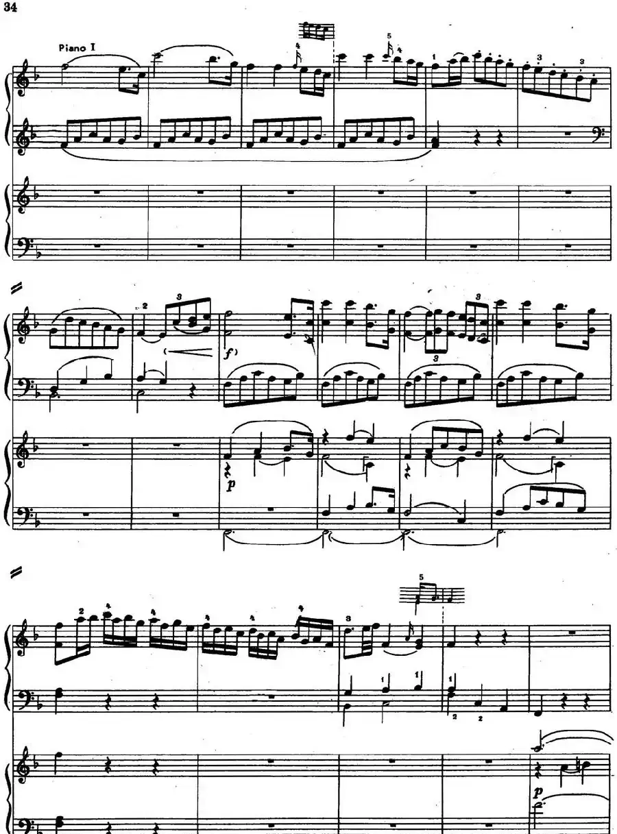 二十八部钢琴协奏曲 No.11（P31-42）
