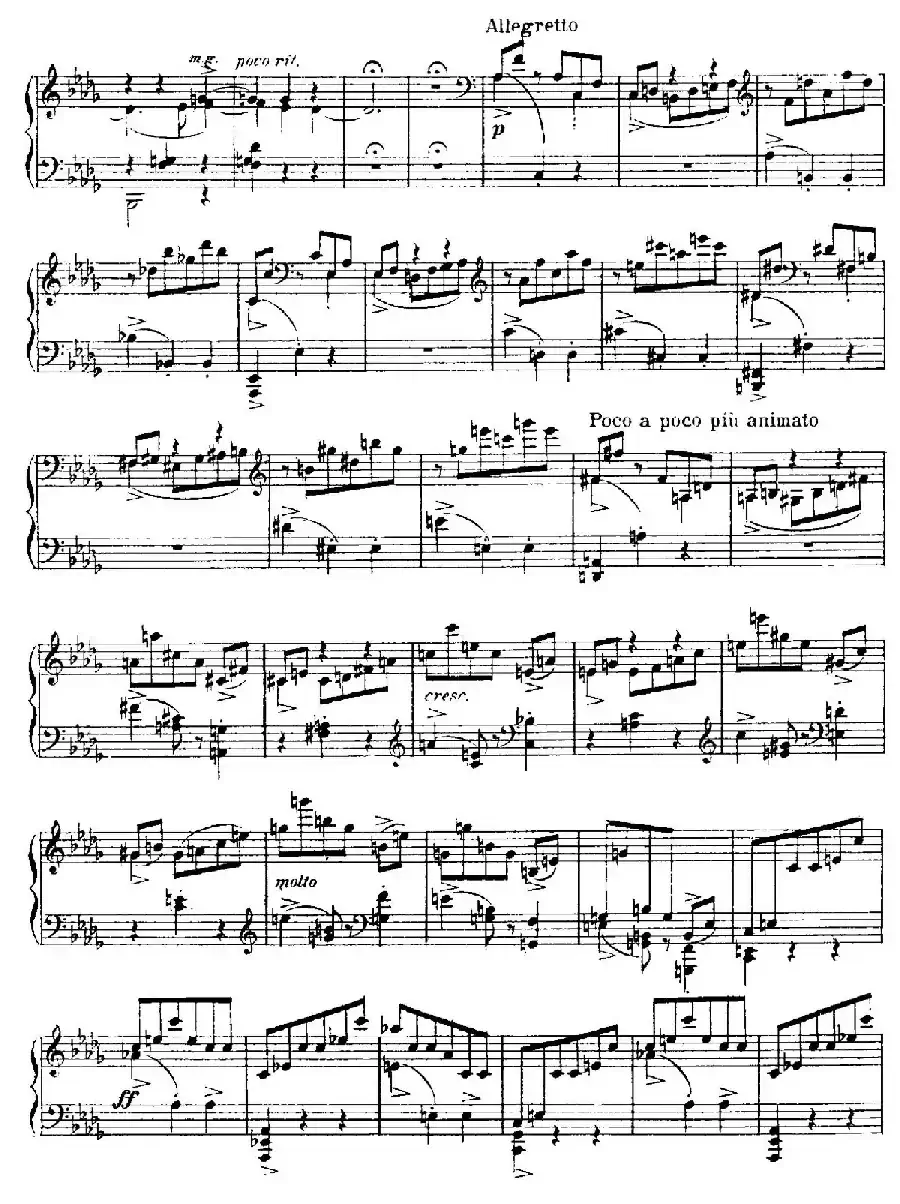 4 Valses Caprice（4首随想圆舞曲）（Op.38 No. 2 in D-flat）