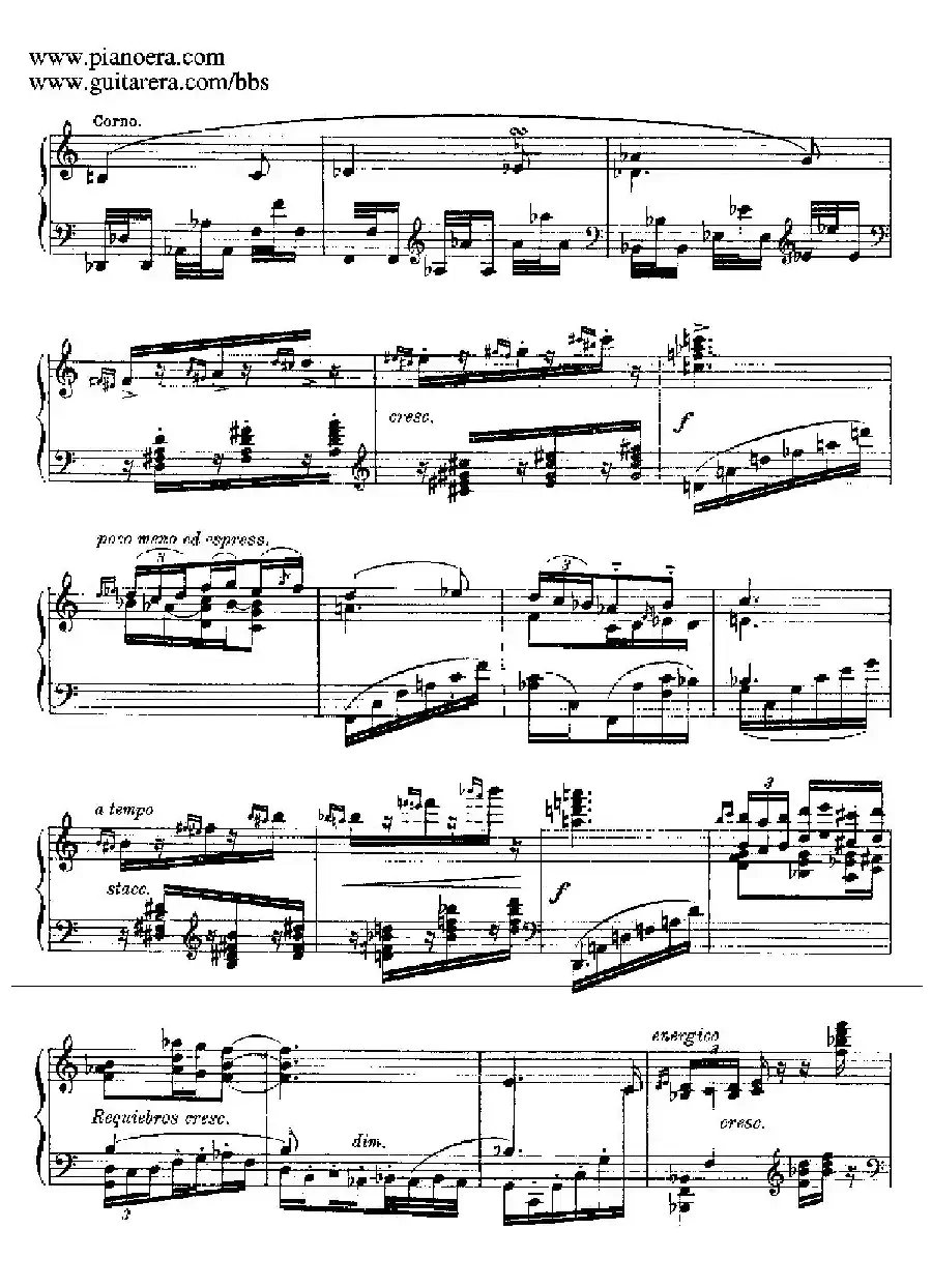 Goyescas（戈雅之画）（6. 幽灵的小夜曲 Serenata Del Espectro）