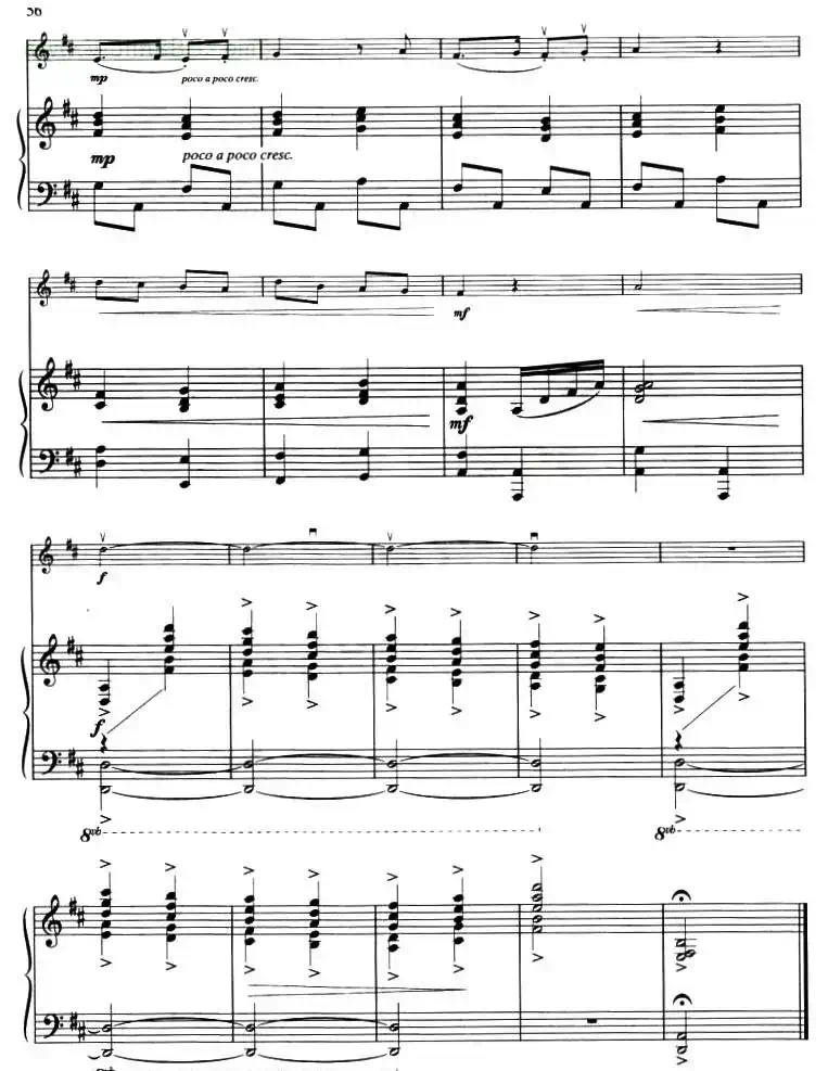 IV.O DU FROHLICHE／ECHO CAROL（钢琴伴奏谱）