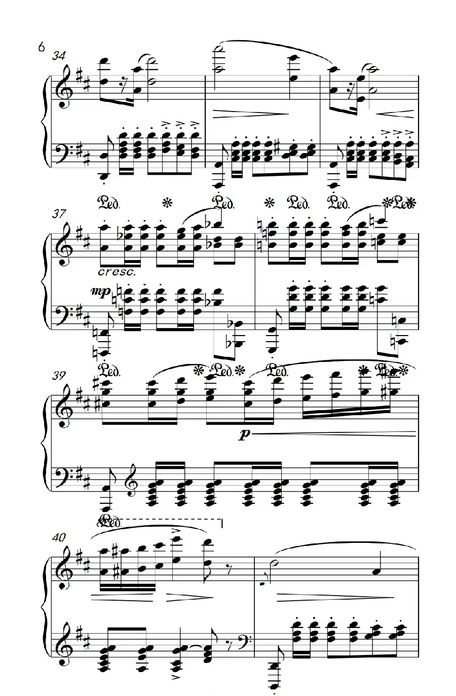 bA大调波兰舞曲