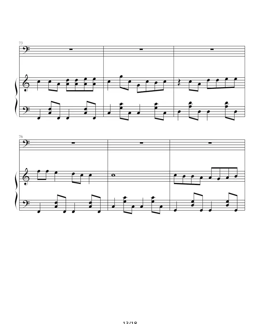 Title（钢琴伴奏谱）