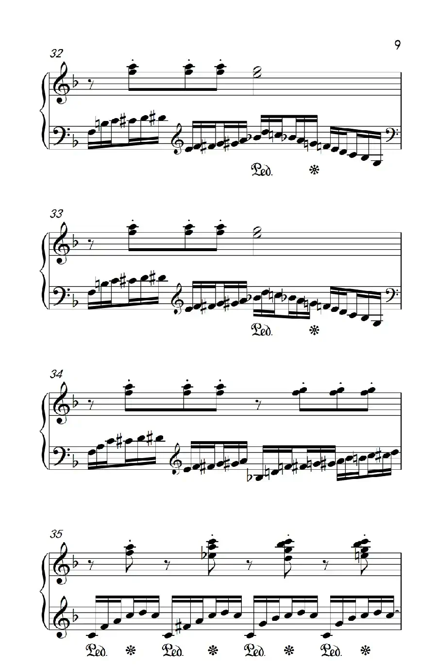 莫什科夫斯基 钢琴练习曲（第六首）