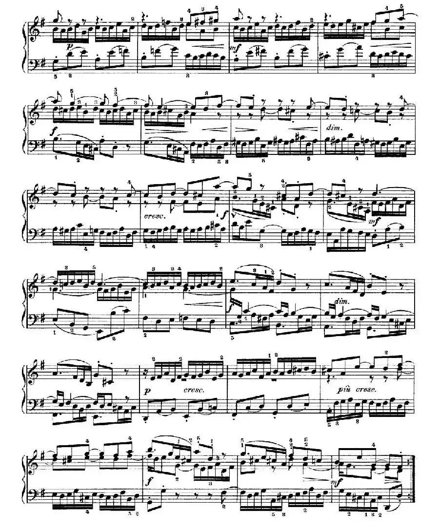 Six Partitas BWV 825-830（6首帕蒂塔·5）