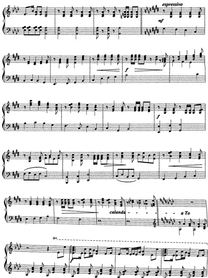 少年中国进行曲（钢琴曲中国组曲之四）