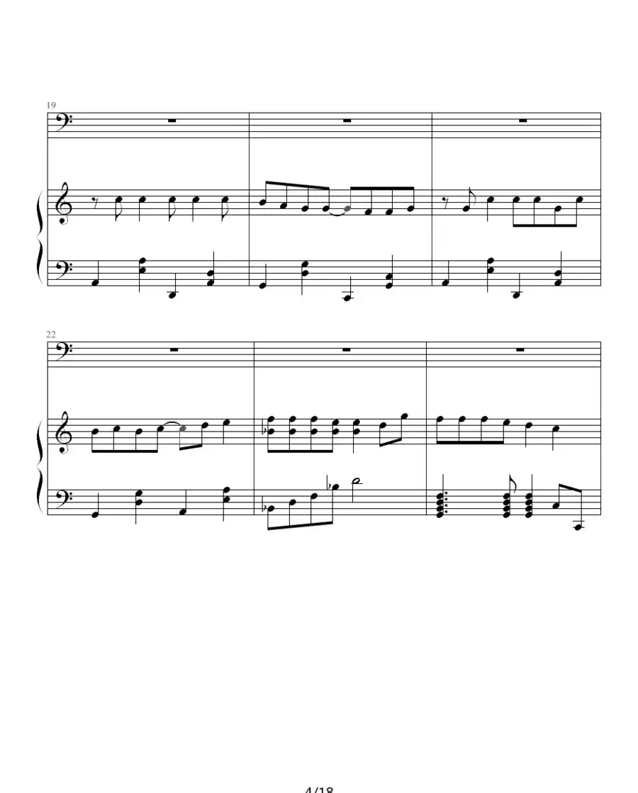 Title（钢琴伴奏谱）