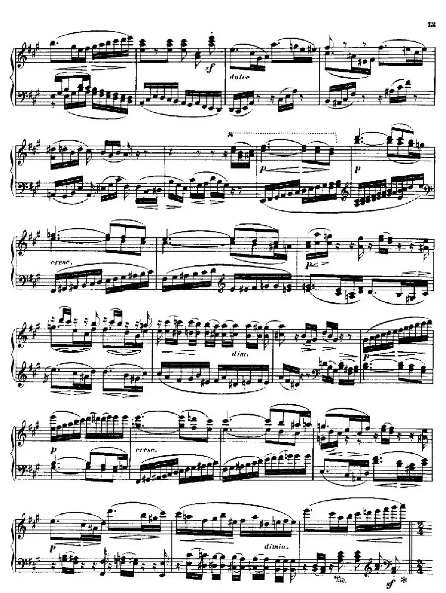 Quartet No.14（升c小调第十四弦乐四重奏钢琴版）