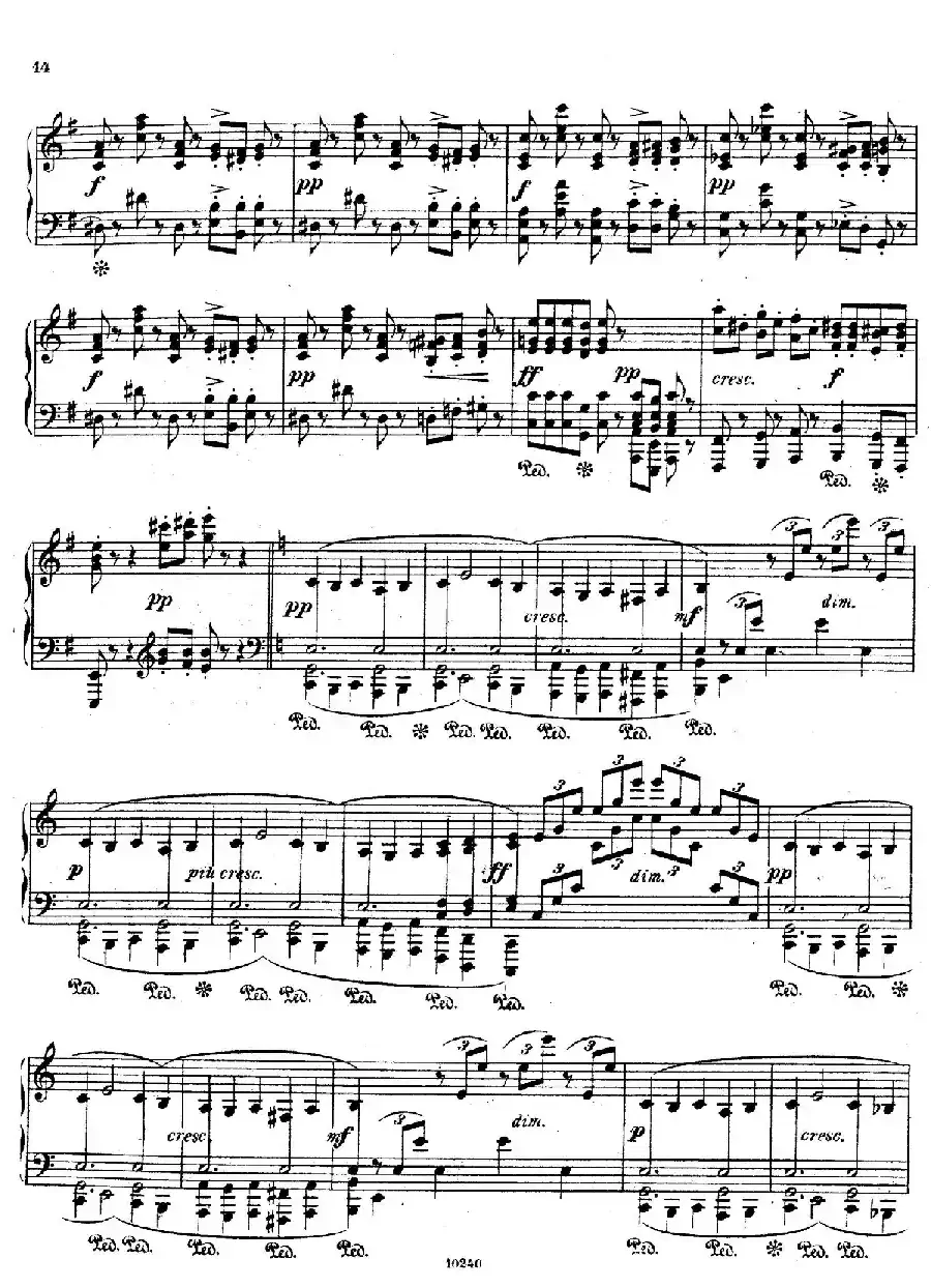 Etudes Rythmiques Op.149（节奏练习曲集）（4）