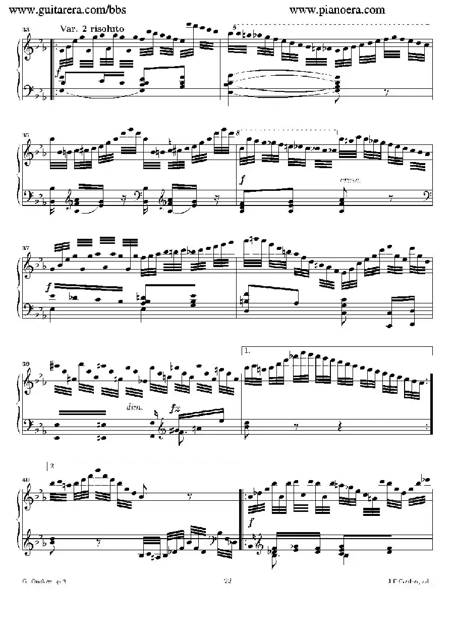 Grande Piano Sonata in c Minor Op.2（c小调华丽钢琴奏鸣曲·第三乐章）