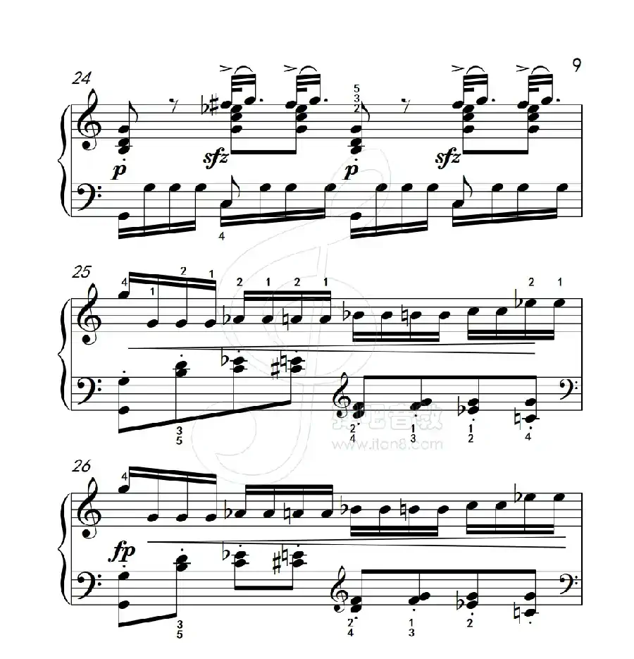 练习曲 12(克拉莫钢琴练习曲60首)