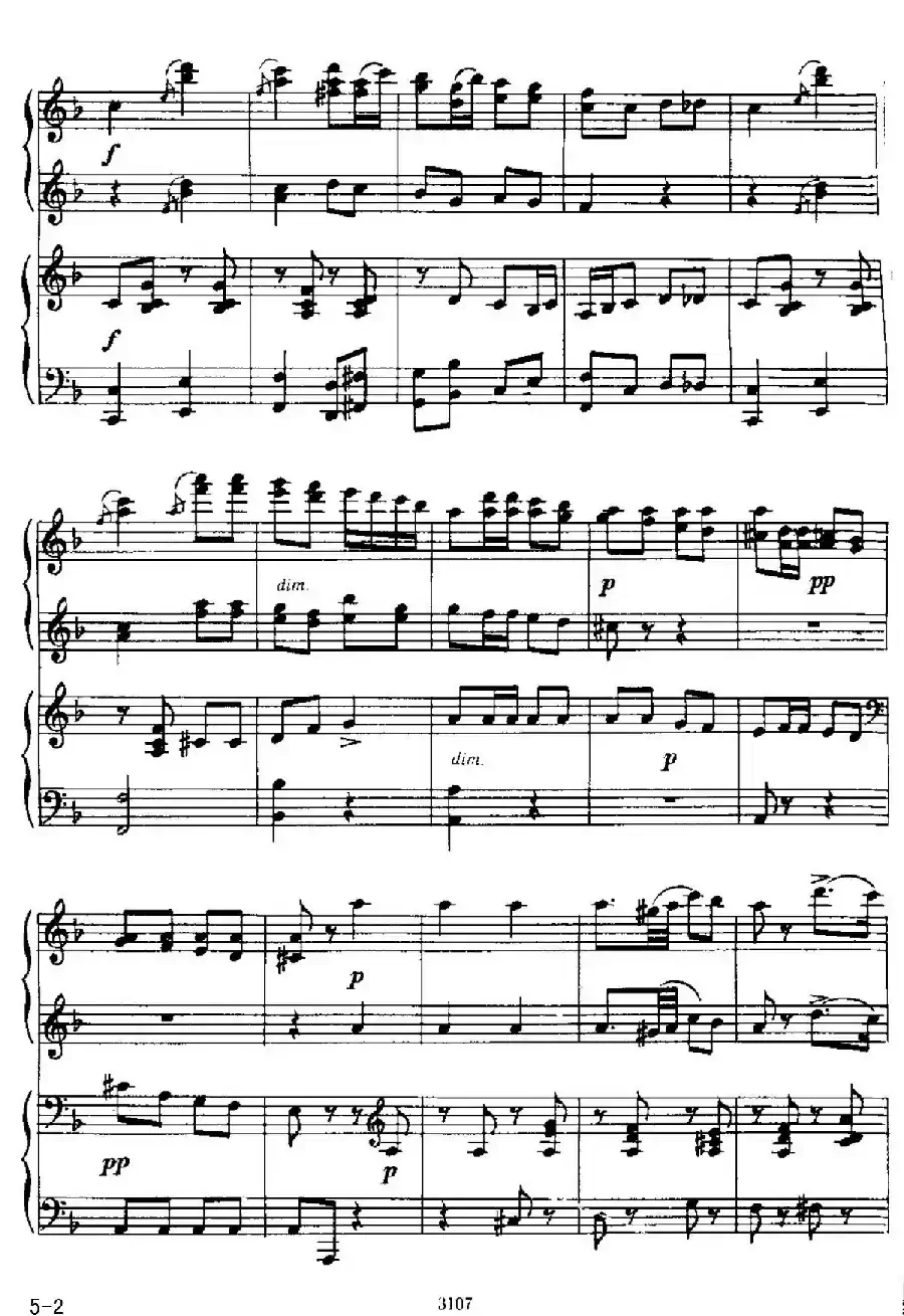 Polka in d Minor（d小调波尔卡·四手联弹）