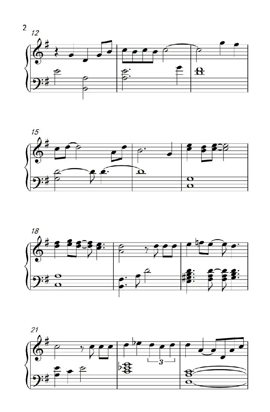 我知道你很难过（《弹吧音教》制谱版）