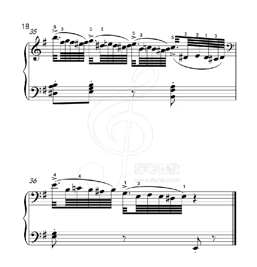 练习曲 58(克拉莫钢琴练习曲60首)