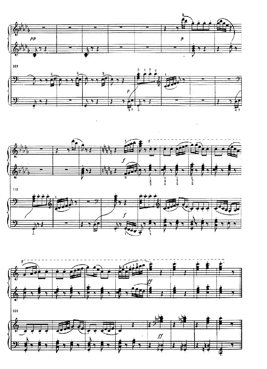 An Overheard Tune - 4 Hands（偶闻的小调·四手联弹）