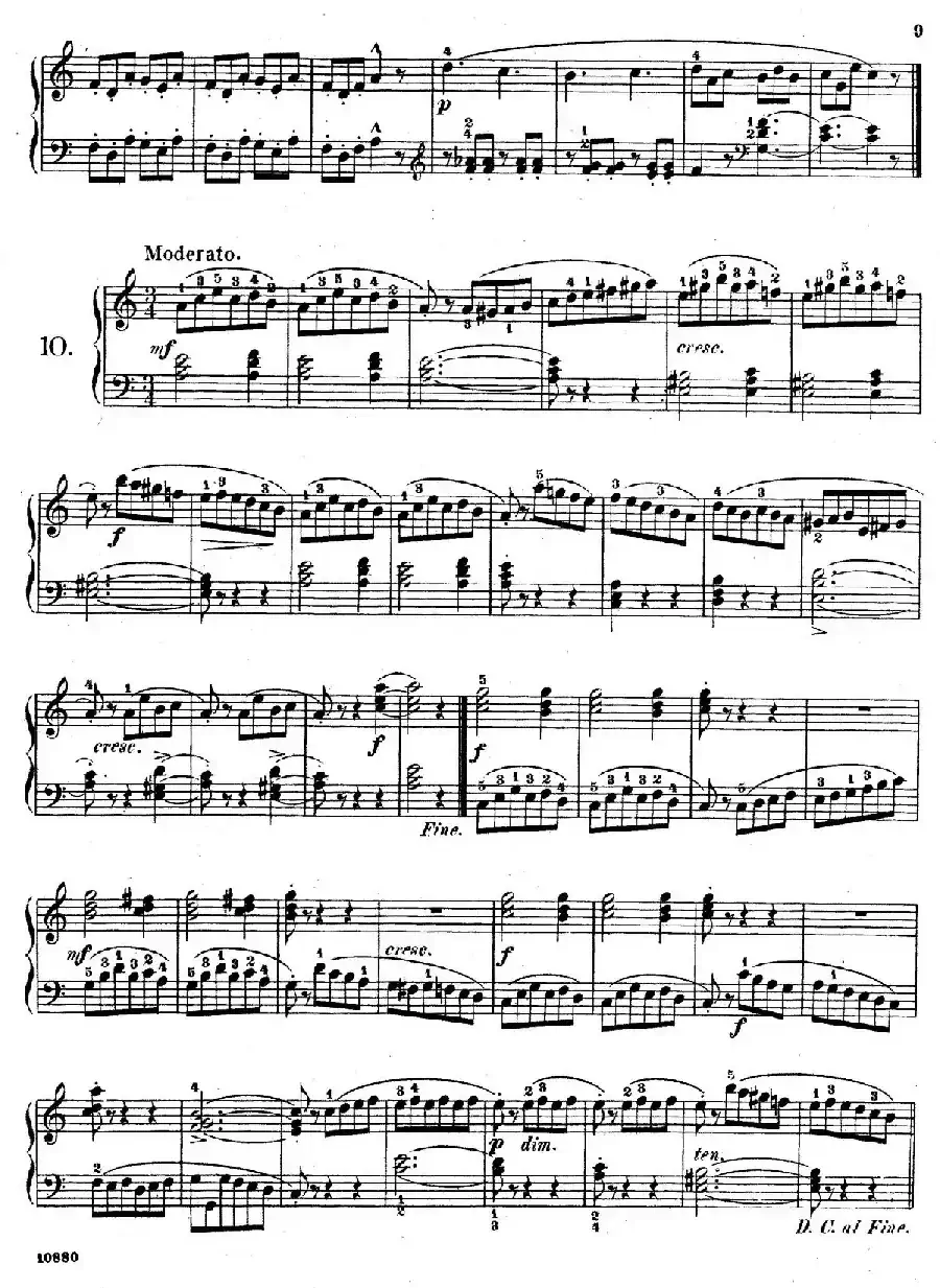 Etudes Enfantines Op.37（儿童钢琴练习曲 第7——10首）