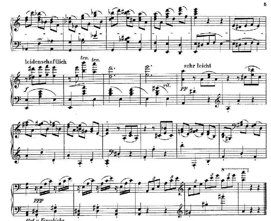 Landliche Tanzee Op.1（乡村舞曲·2. a小调）