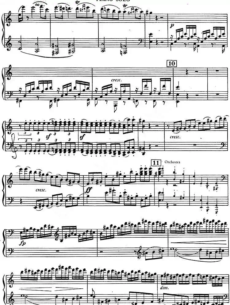 C大调小提琴协奏曲 Op.56（钢琴独奏）