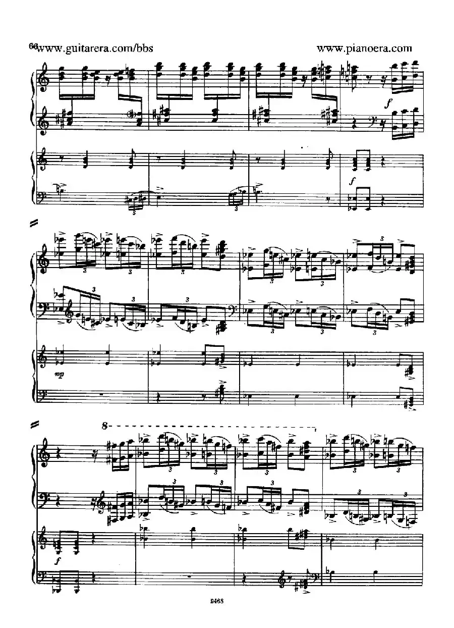 Piano Concerto in D-flat Major Op.37（降D大调钢琴协奏曲·Ⅲ·双钢琴）