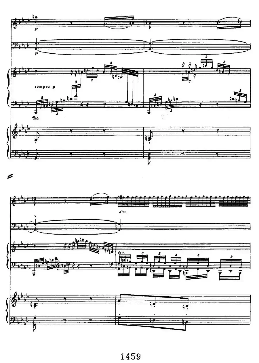 Triple Concerto in C Major Op.56（C大调三重协奏曲·双钢琴·Ⅱ）