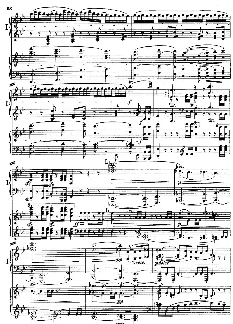 d小调第九交响曲 Op.125（双钢琴P63——72）
