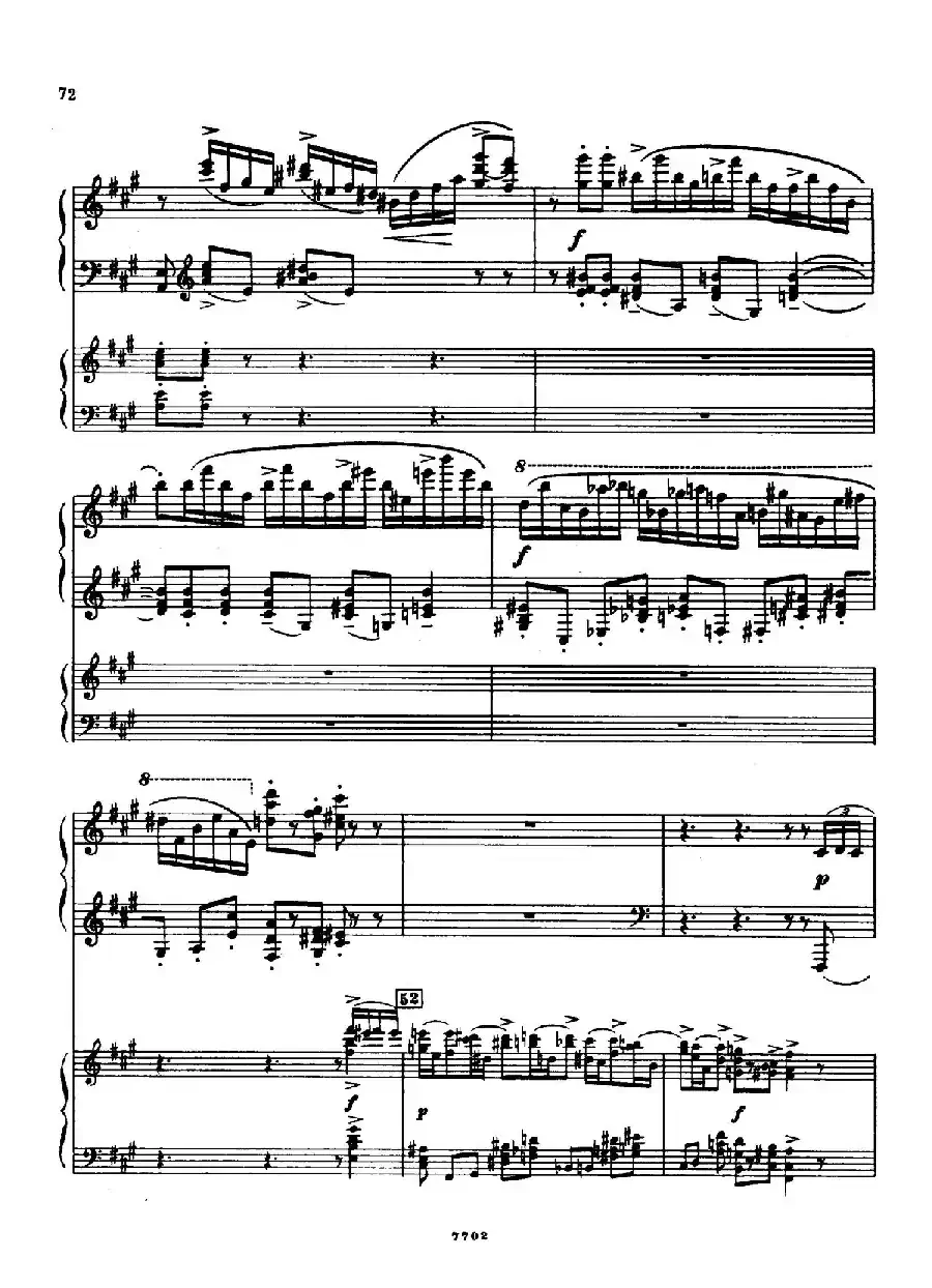 升f小调第一钢琴协奏曲 Op.1（双钢琴版）