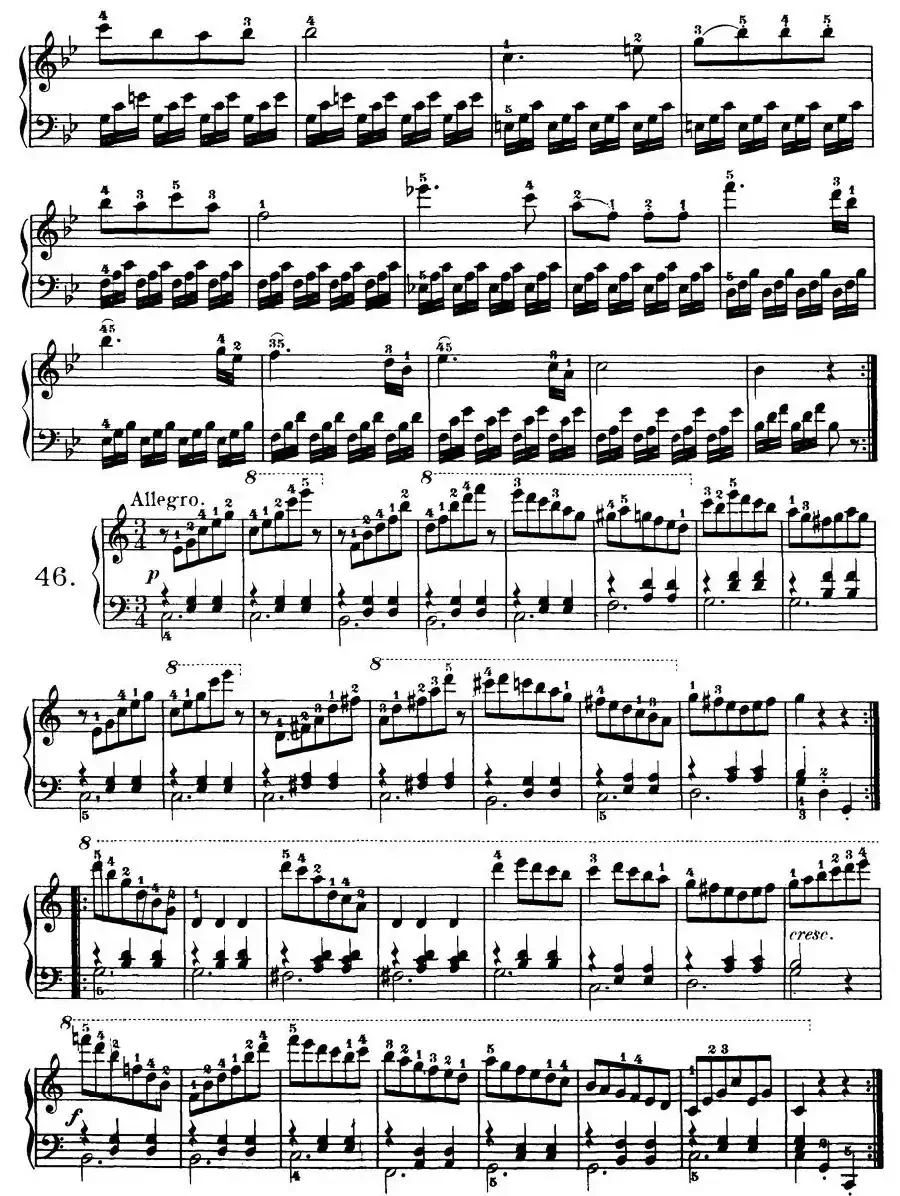 Czerny - 100 Progressive Studies Op.139（37—46）