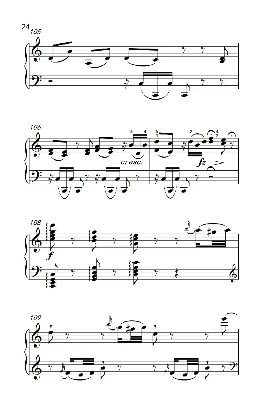 第九级1.C大调奏鸣曲 第一乐章 Hob.XVI 50（中央音乐学院 钢琴（业余）考级教程 7-9级）
