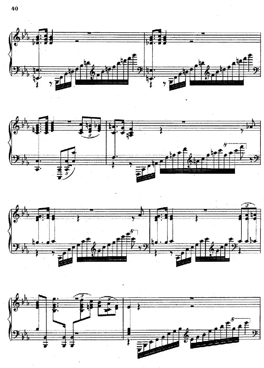 Six Etudes Op.23（6首练习曲·Ⅳ）