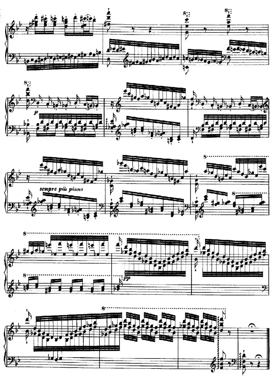 12 Etudes d'execution Transcendante S.139（12首超技练习曲·5）