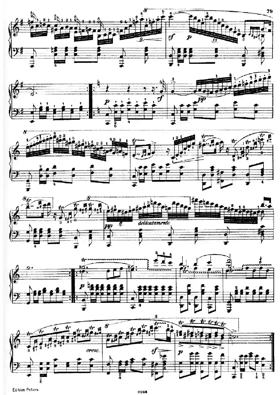 School of the Virtuoso Op.365（60首钢琴高级练习曲·33）