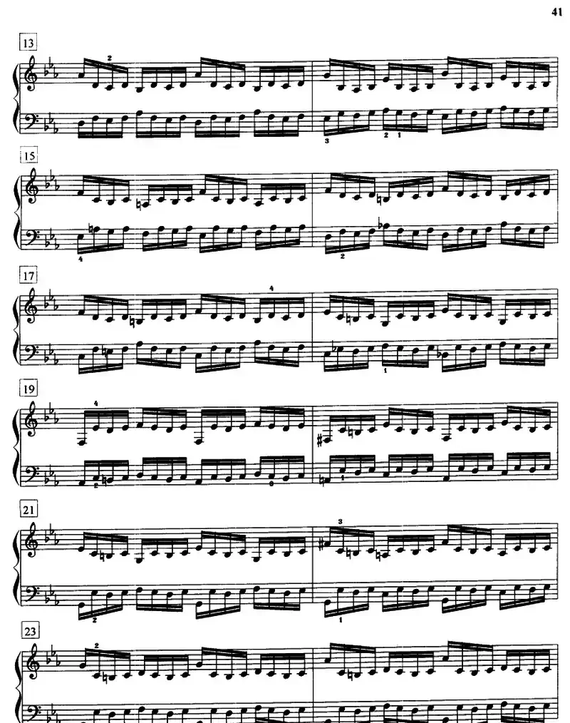 前奏曲与赋格（《平均律》1.No.2）