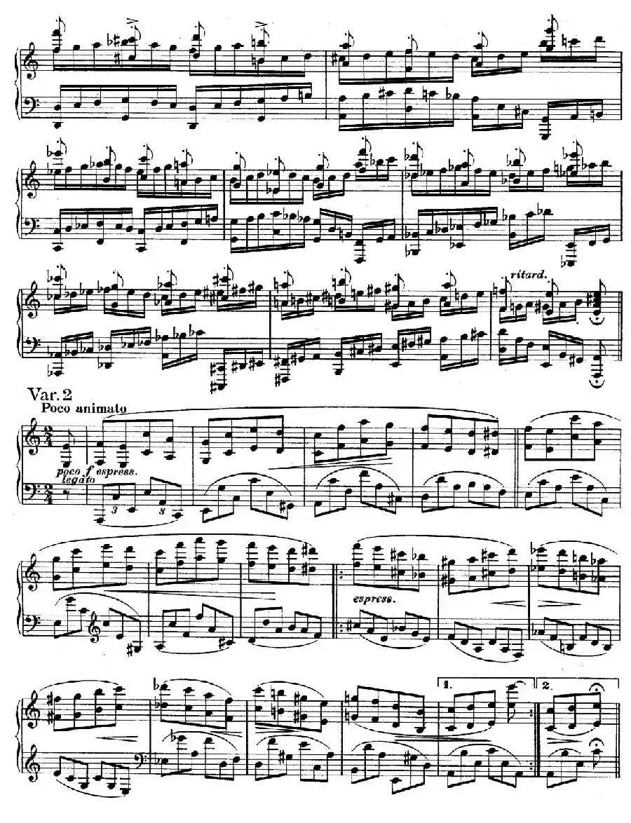 帕格尼尼主题变奏曲（Op.35 Livre2）