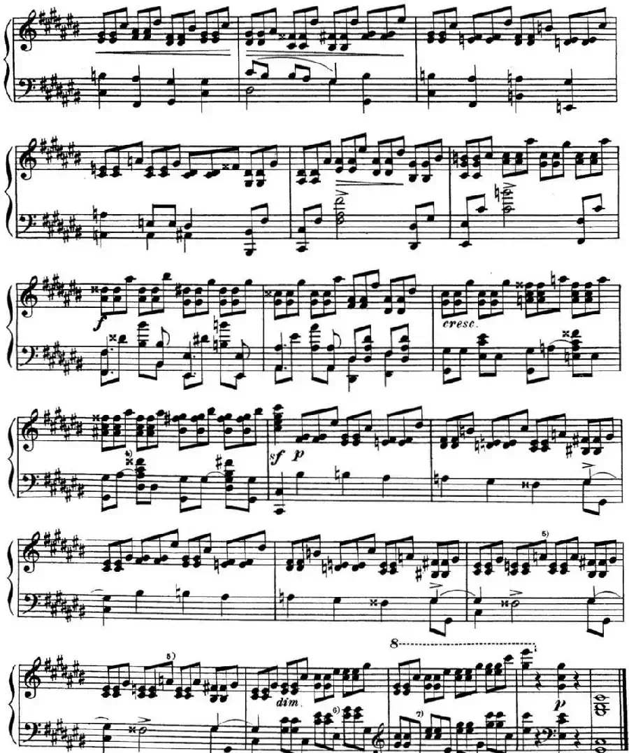 斯克里亚宾 钢琴练习曲 Op.8 No.1 Alexander Scriabin Etudes