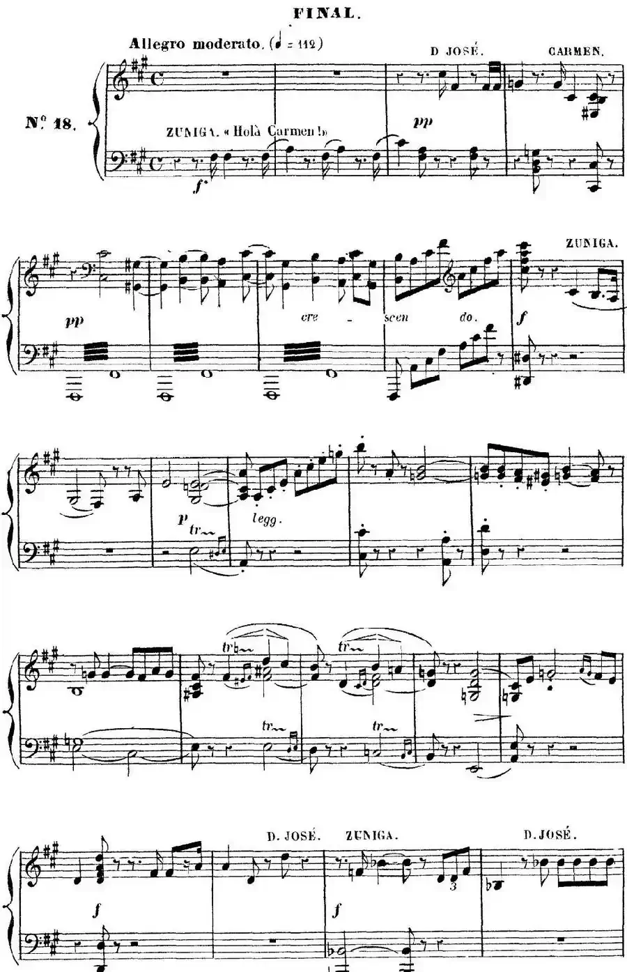 Carmen for Solo Piano（卡门全剧钢琴独奏版）（No.18）