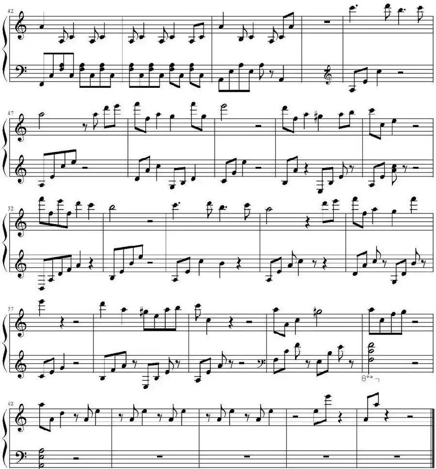 《胜女的代价》插曲(悲怆奏鸣曲第三乐章慢板)