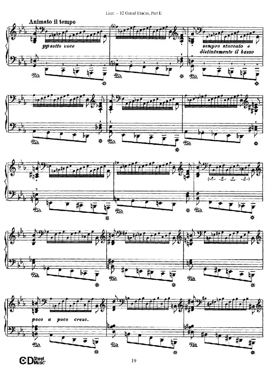 12 Grand Etudes S.137（12首华丽的练习曲·8）