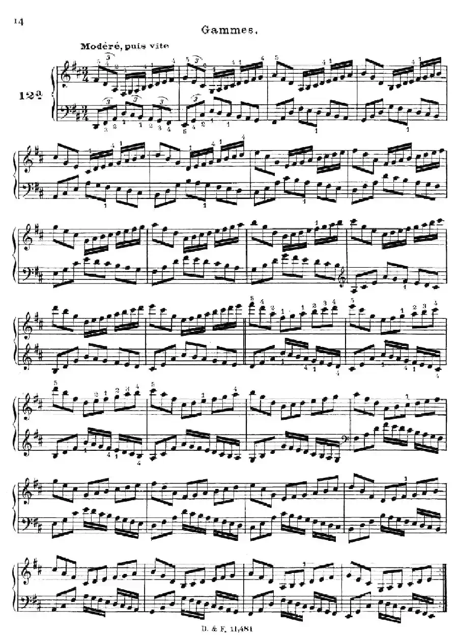 51 Exercises, WoO 6(51首钢琴练习 8—12)