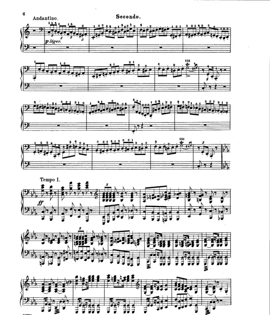 L'Arlesienne Suite No·1（阿莱城姑娘·第一组曲·四手联弹）