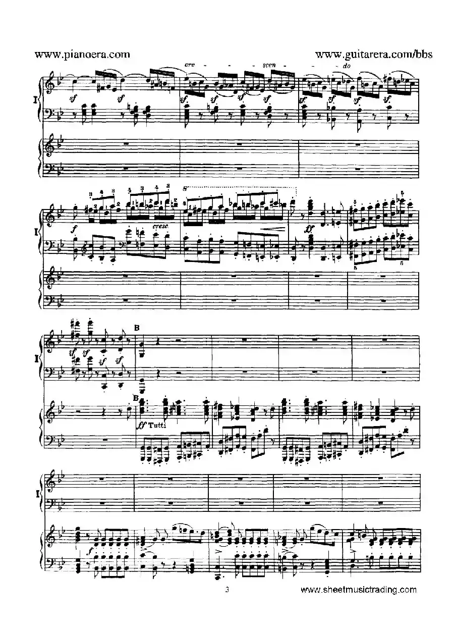 Piano Concerto No.1 in g Minor Op.25（g小调第一钢琴协奏曲·双钢琴）