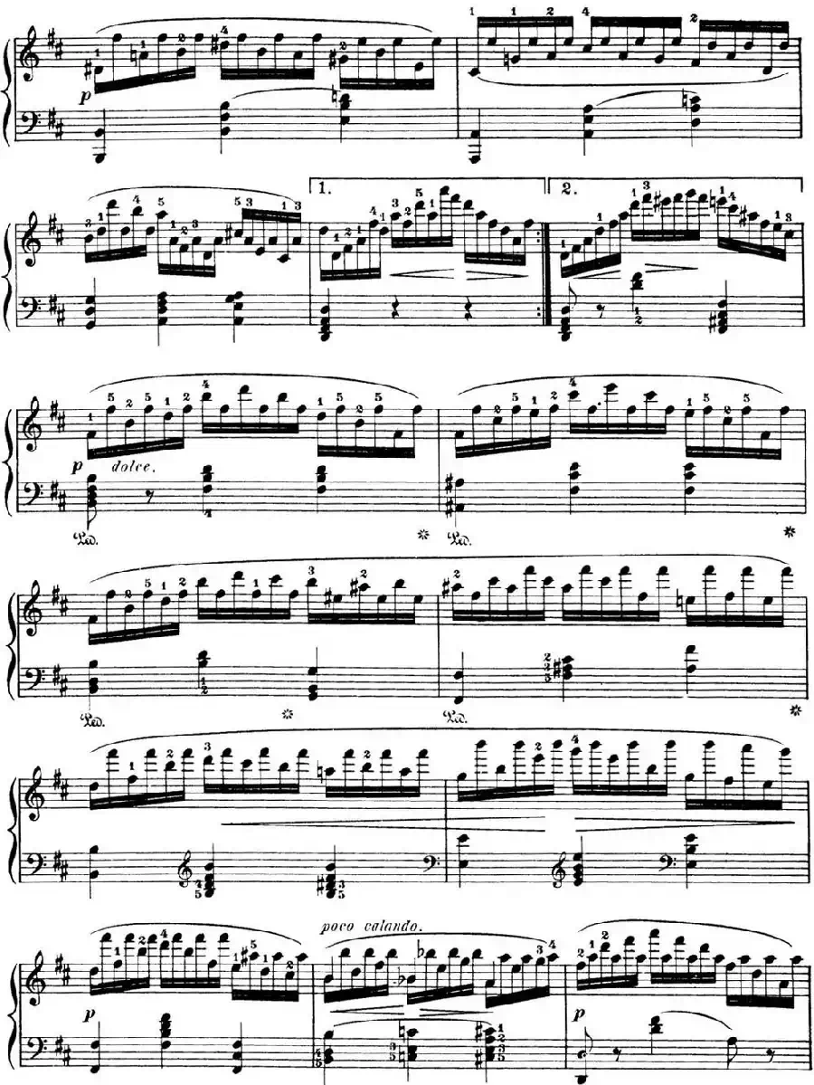 50首车尔尼Op.740钢琴手指灵巧技术练习曲（NO.43）