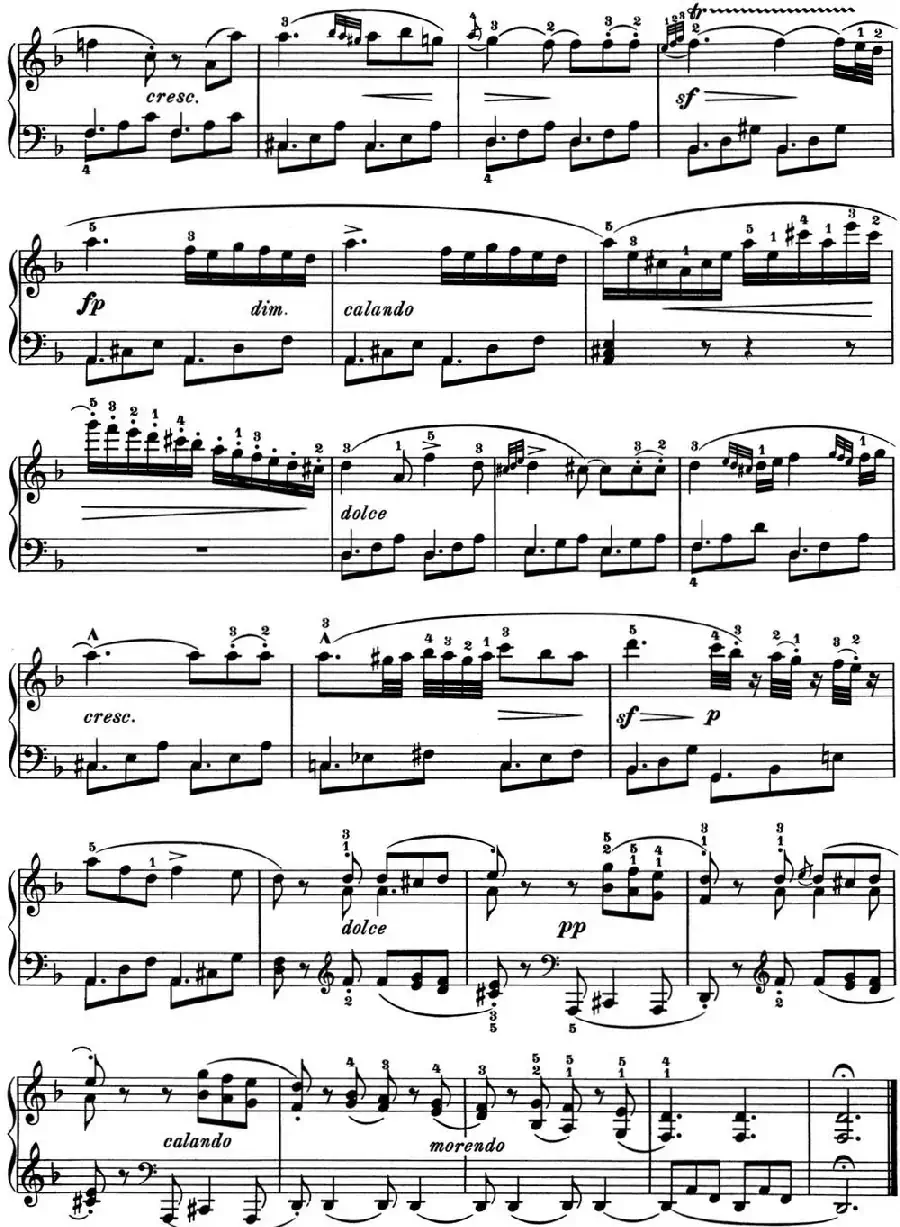 25首车尔尼Op.748练习曲（NO.20）