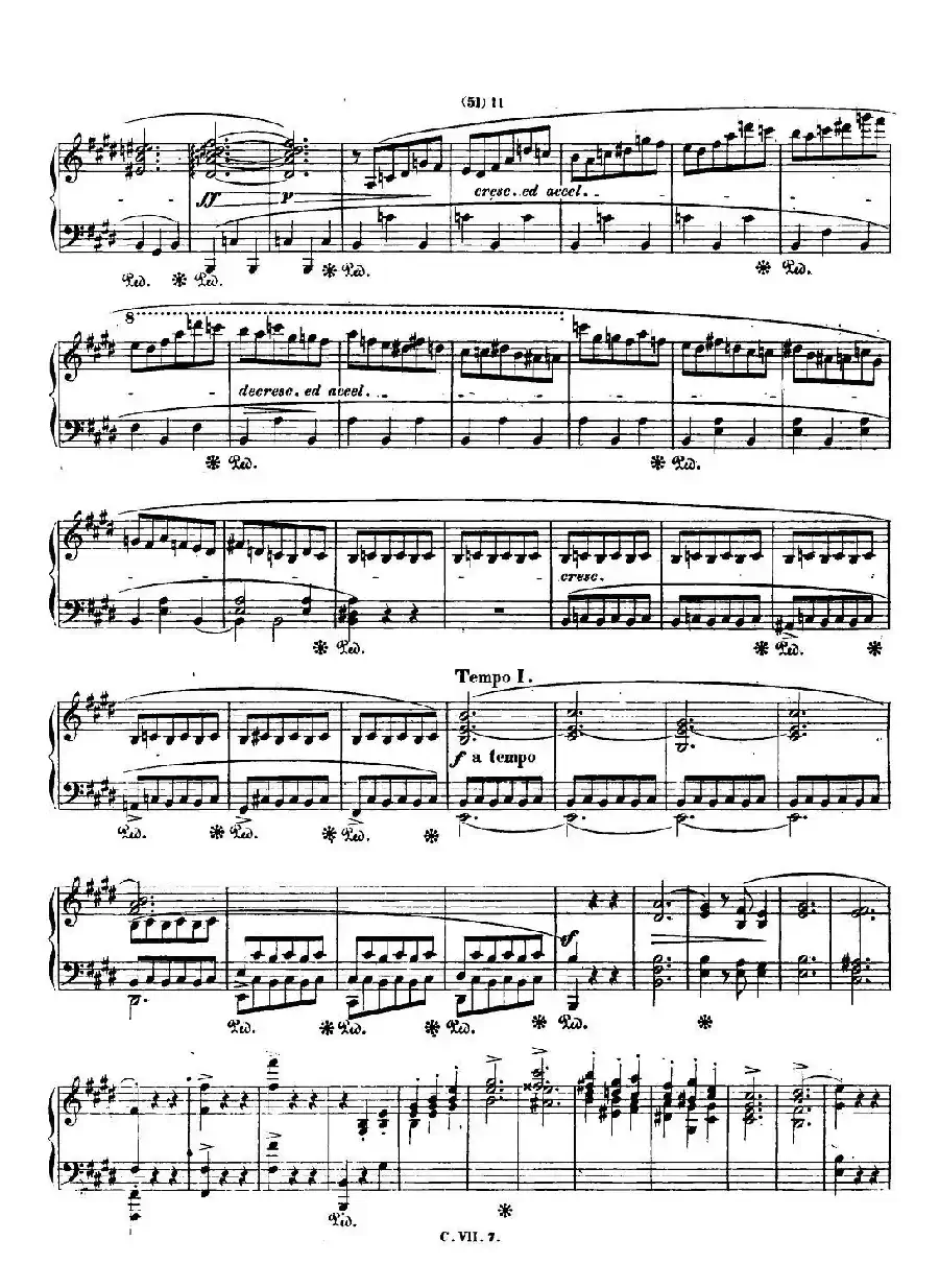 肖邦 钢琴谐谑曲 Chopin Scherzo（No.4  E大调，Op.54）