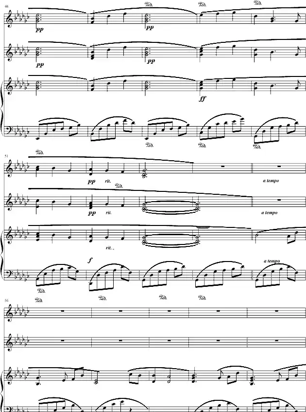 为你写的歌（长笛+弦乐+钢琴）